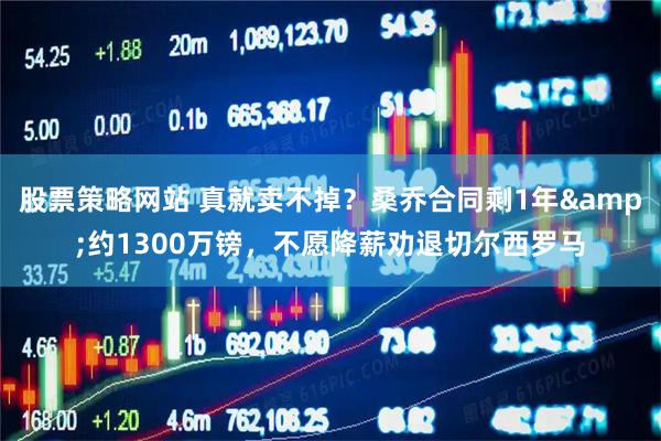 股票策略网站 真就卖不掉？桑乔合同剩1年&约1300万镑，不愿降薪劝退切尔西罗马