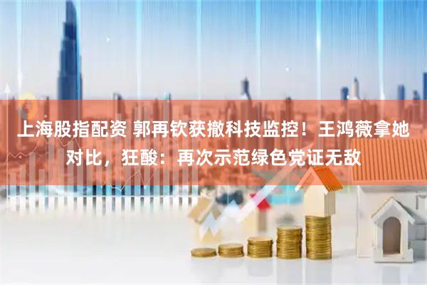 上海股指配资 郭再钦获撤科技监控！王鸿薇拿她对比，狂酸：再次示范绿色党证无敌